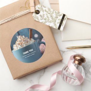 Schokolade mit geschlüpfter Creme Gemütliche Babyd Runder Aufkleber