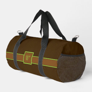 Schokolade mit Limetten-Streifen Duffle Bag