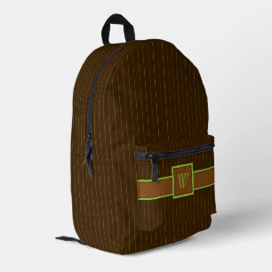 Schokolade mit Limettengestreifen Bedruckter Rucksack