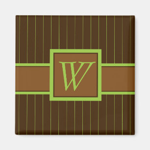 Schokolade mit Limonem Pinstripes-Magnet Magnet
