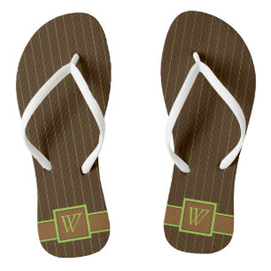 Schokolade mit Limonen Pinstripes Flip Flops