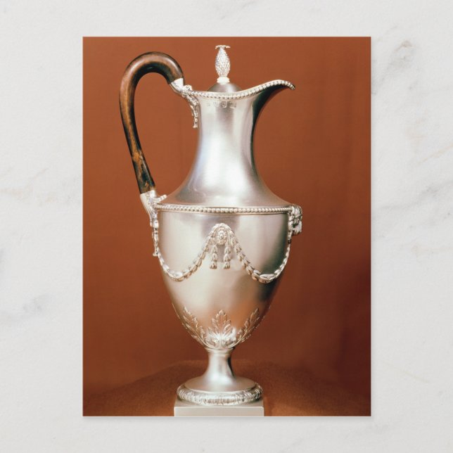 Schokolade, mit Repousdesign und Postkarte (Vorderseite)