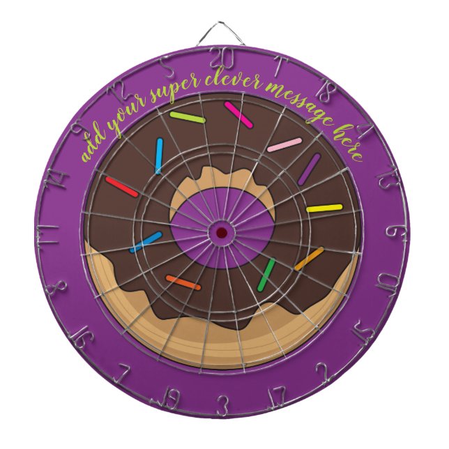 Schokolade mit Sprinklen Dartscheibe (vorne)