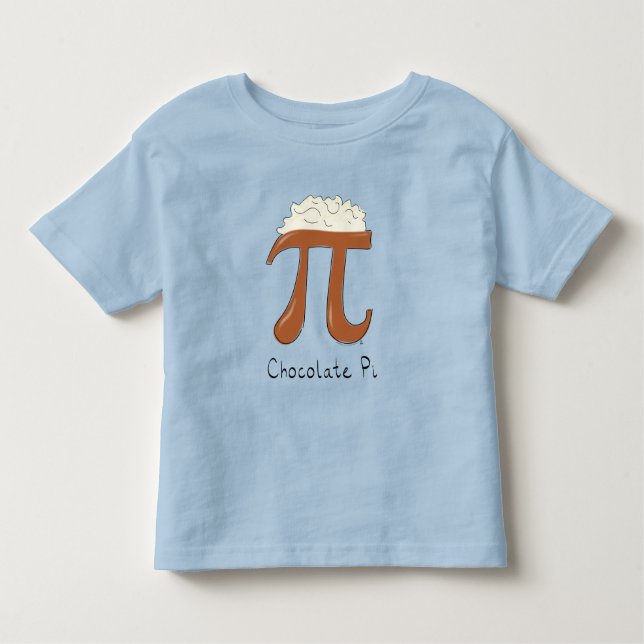 Schokolade Niedlich Mathe Pi Day Kinderkind T - Sh Kleinkind T-shirt (Vorderseite)