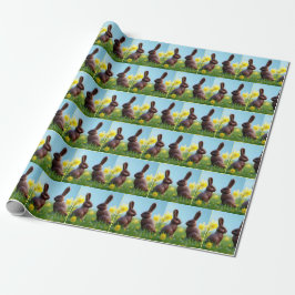 Schokolade Oaster Bunnies Geschenkpapier