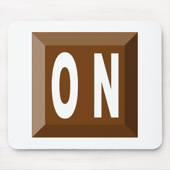 SCHOKOLADE-ONTARIO-Mausmatte Mousepad (Vorne)