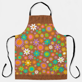 SCHOKOLADE OSTERBUNNEN UND FARBHAFTE BLUME SCHÜRZE