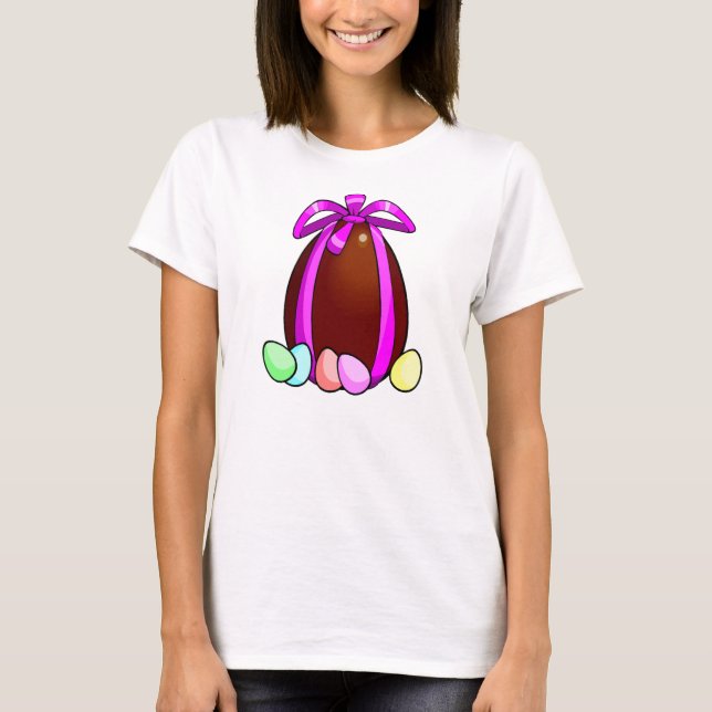 Schokolade Ostereier Geschenk T - Shirt (Vorderseite)