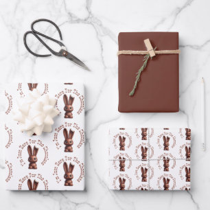 Schokolade Osterhase - Ich bin nur hier für die... Geschenkpapier Set
