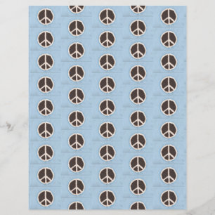 Schokolade Peace Sign Pies Musterbuch