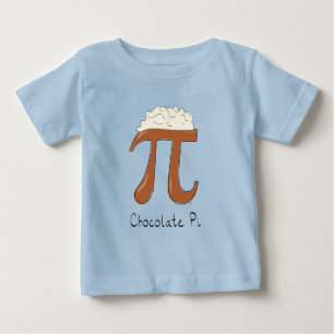 Schokolade Pi Niedlich Mathe Pi Day Kid's Baby T - T-shirt