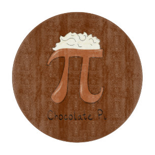 Schokolade Pi Niedlich Mathe Pi Day Pie Cutting Bo Schneidebrett