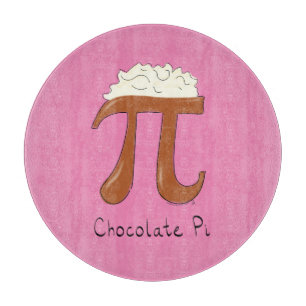 Schokolade Pi Niedlich Mathe Pi Day Pie Cutting Bo Schneidebrett
