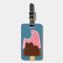 Schokolade Popsim, benutzerdefiniertes Textgepäck Gepäckanhänger