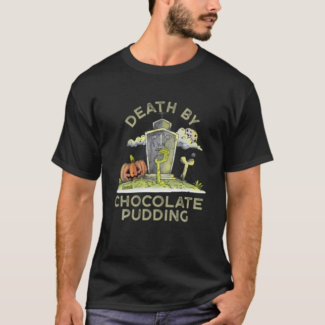 Schokolade Pudding Feinschmecker Chocolate Mousse T-Shirt (Vorderseite)