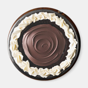 Schokolade Pudding Pudding Creme Pie Magnet