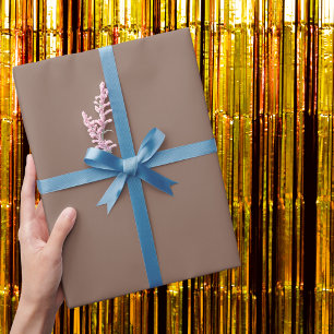 Schokolade Pudding Solid Color Geschenkpapier