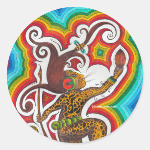 Schokolade Runder Aufkleber