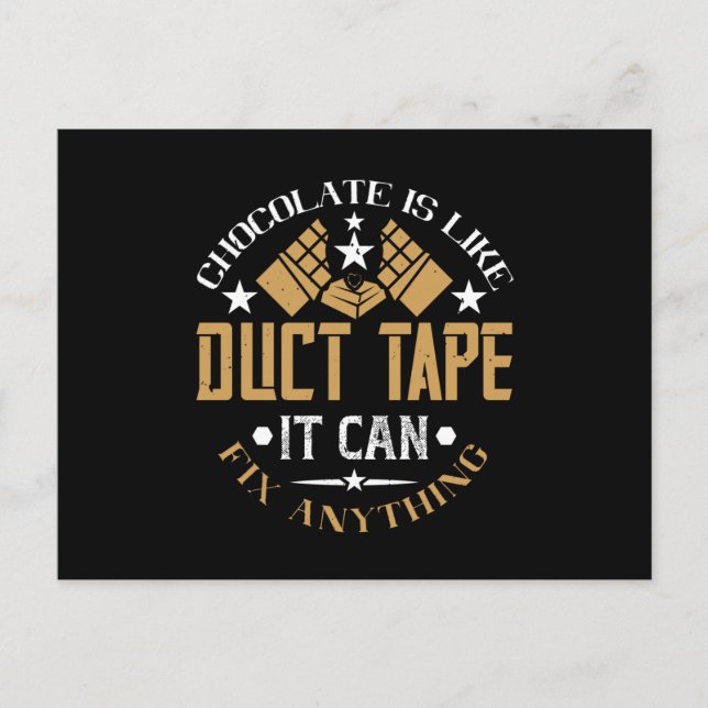 Schokolade - Schokolade ist wie Schokolade Postkarte (Vorderseite)