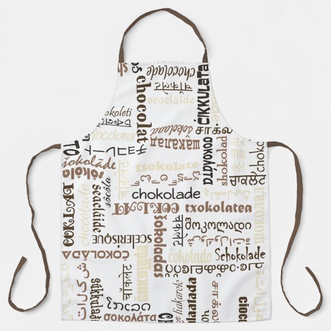 Schokolade Schürze (Vorderseite)