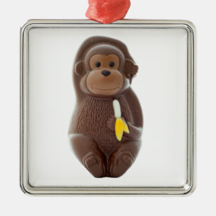 Schokolade Silbernes Ornament