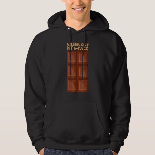 Schokolade Sixpack  Süße Schoko Hoodie (Vorderseite)