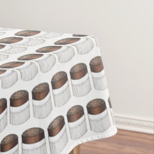 Schokolade Soufflé Französisch Konditorei Dessert Tischdecke