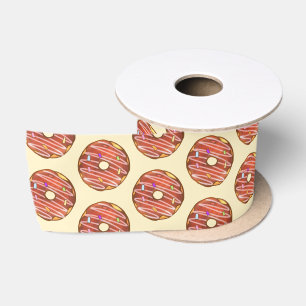 Schokolade Sprinkle Donut Satinband