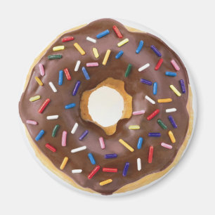 Schokolade Sprinkles Doughnut Magnet