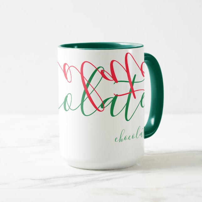 Schokolade Tasse (VorderseiteRechts)