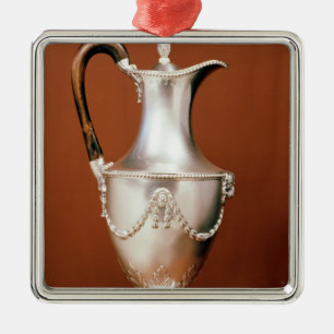 Schokolade-Topf, mit repousse Entwurf und Ornament Aus Metall