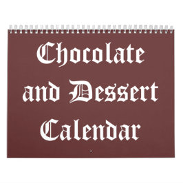 Schokolade- und Dessertkalender 20XX Kalender