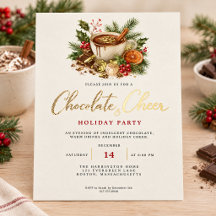 Schokolade und Freude Heiße Schokolade Weihnachtsf
