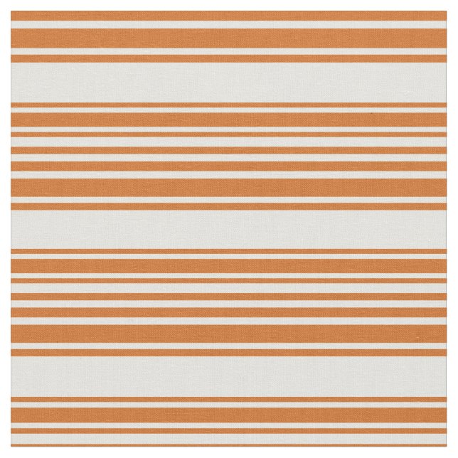 Schokolade und hellgelbe farbige Linien Stoff (Nahaufnahme)