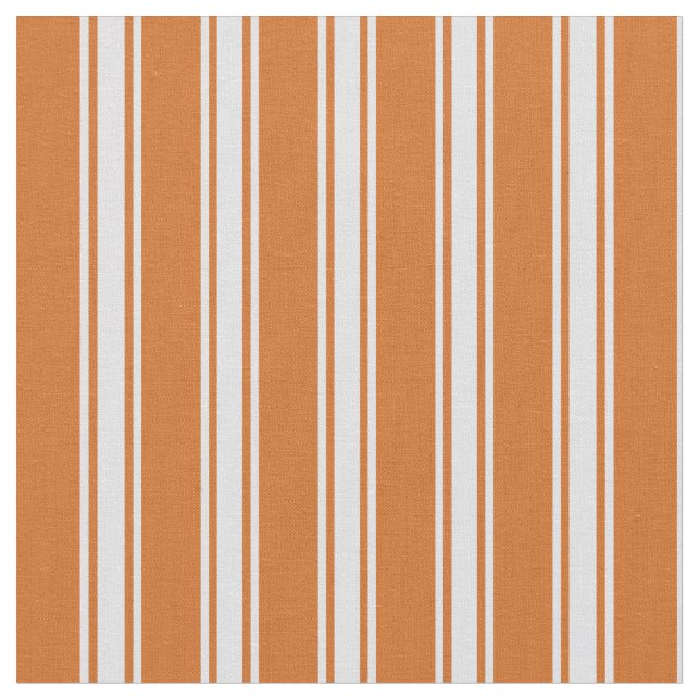 Schokolade und Lavendelfarben Streifen Stoff (Nahaufnahme)