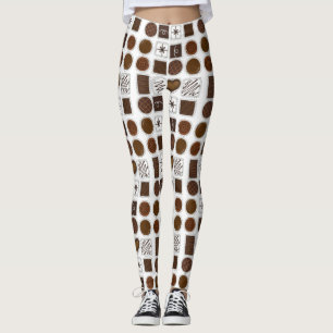 Schokolade Valentinstag Süßigkeiten Leggings
