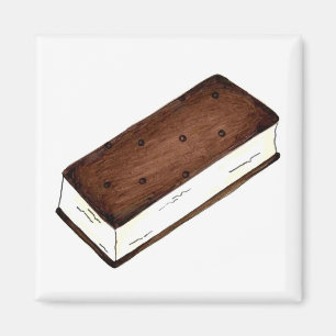 Schokolade Vanilla Ice Magnet