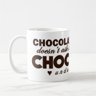 Schokolade versteht tasse