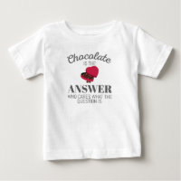 Schokolade Zitat Geschenk Schokolade ist die Antwo
