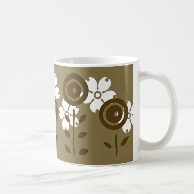 Schokoladen-Blumen Tasse (Rechts)