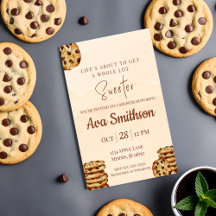 Schokoladen Chip Cookie Babyparty-Einladung
