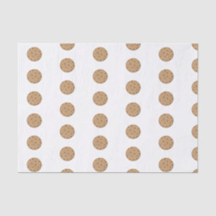 Schokoladen Chip Cookies Cute Illustriert Seidenpapier