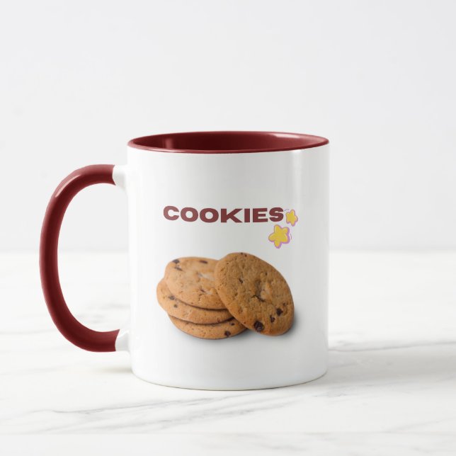 Schokoladen Chip Cookies Tasse (Links)