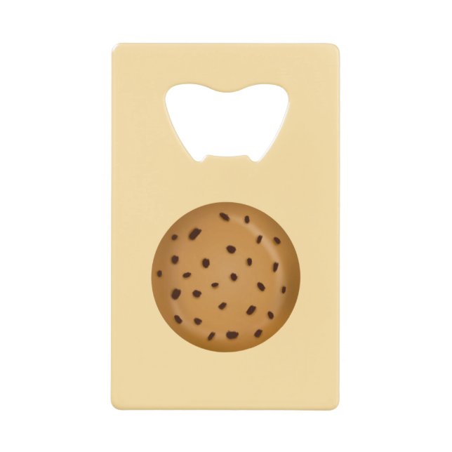 Schokoladen-Chip-Keks  Geldbeutel Flaschenöffner (Vorderseite)