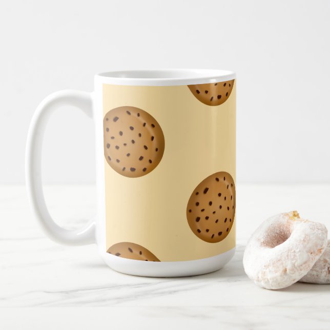 Schokoladen-Chip-Keks  Kaffeetasse (Mit Donut)