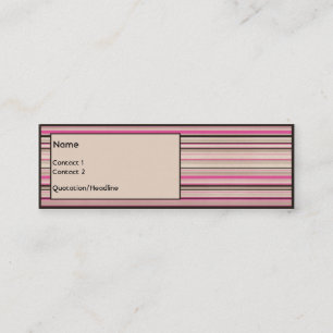 Schokoladen-Erdbeere Mini Visitenkarte