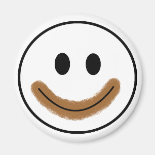 Schokoladen-Gesicht Magnet