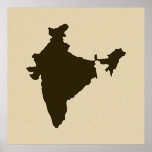 Schokoladen-Gewürz-Stimmungen Indien Poster