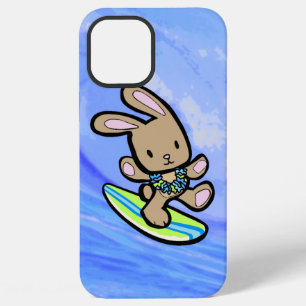 Schokoladen-Hawaiianischer-Surfing-Bunny-Lime-und- iPhone 12 Pro Max Hülle