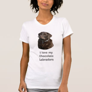Schokoladen-Labrador-HundeFotoporträt T-Shirt